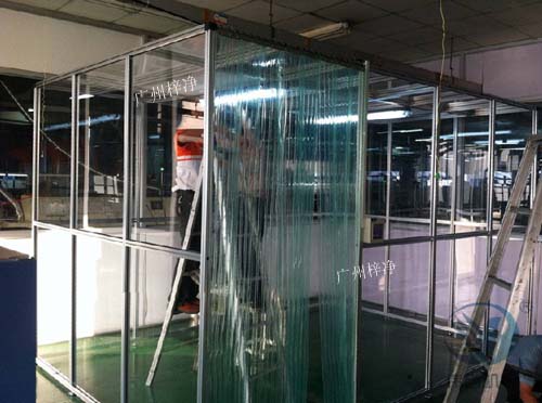 千級(jí)潔凈棚現(xiàn)場安裝 千級(jí)潔凈棚現(xiàn)場安裝