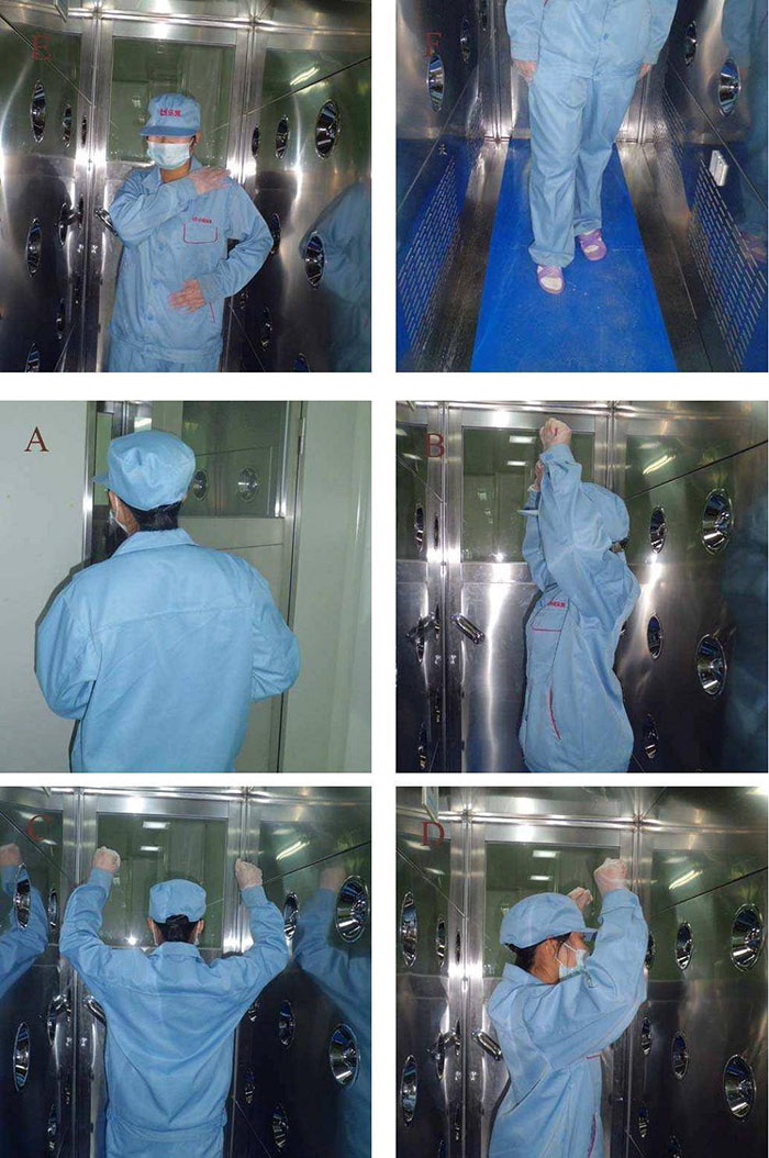 進(jìn)入風(fēng)淋室風(fēng)淋結(jié)束后,風(fēng)淋結(jié)束后應(yīng)及時脫下防護(hù)服和鞋帽,并按照規(guī)定進(jìn)行廢棄或清洗。 進(jìn)入風(fēng)淋室風(fēng)淋結(jié)束后,風(fēng)淋結(jié)束后應(yīng)及時脫下防護(hù)服和鞋帽,并按照規(guī)定進(jìn)行廢棄或清洗。